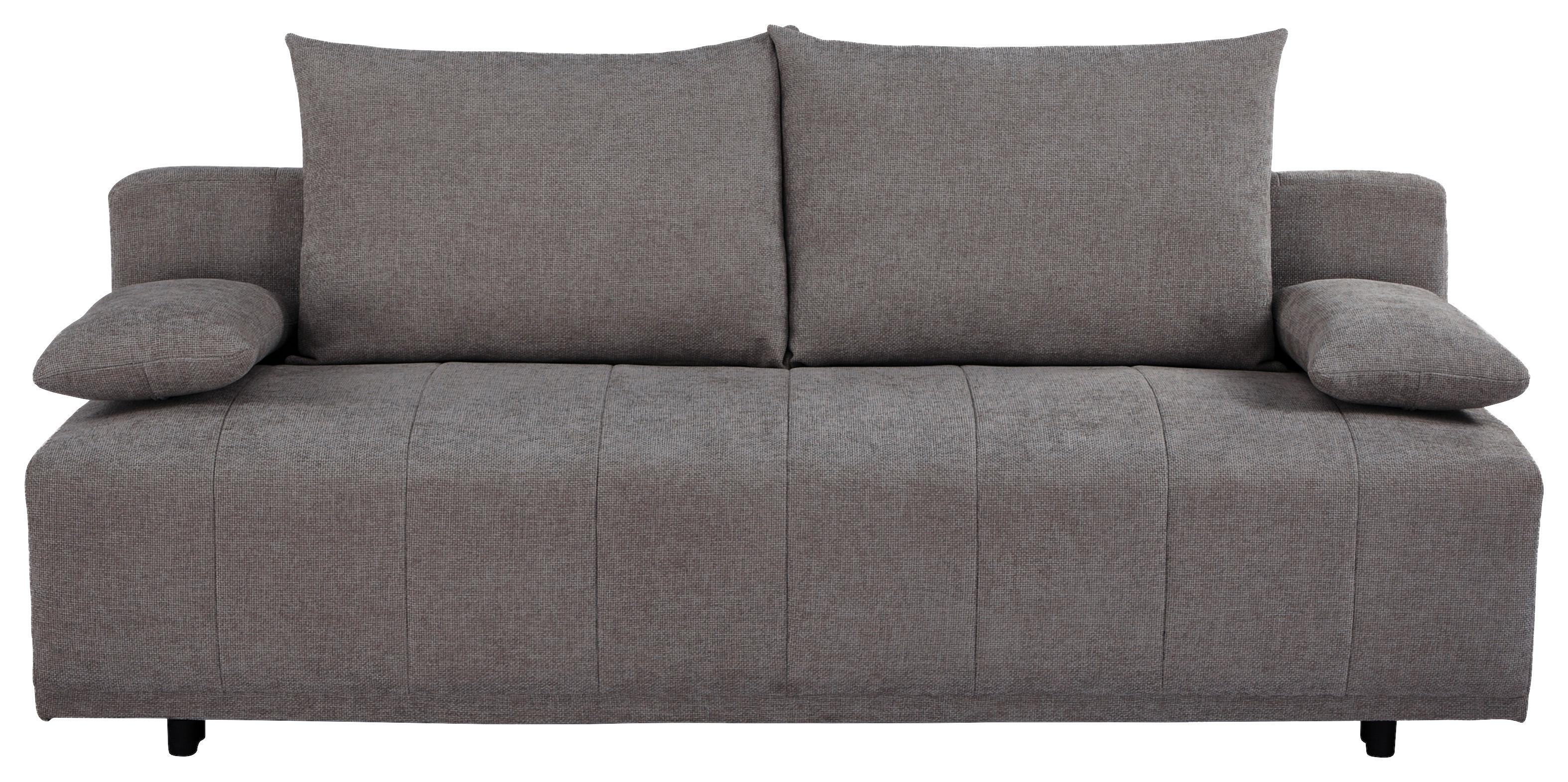 Sofa Daisy - sivo-braon/braon, Moderno, drvo/tekstil (194/89/87cm) - Mömax