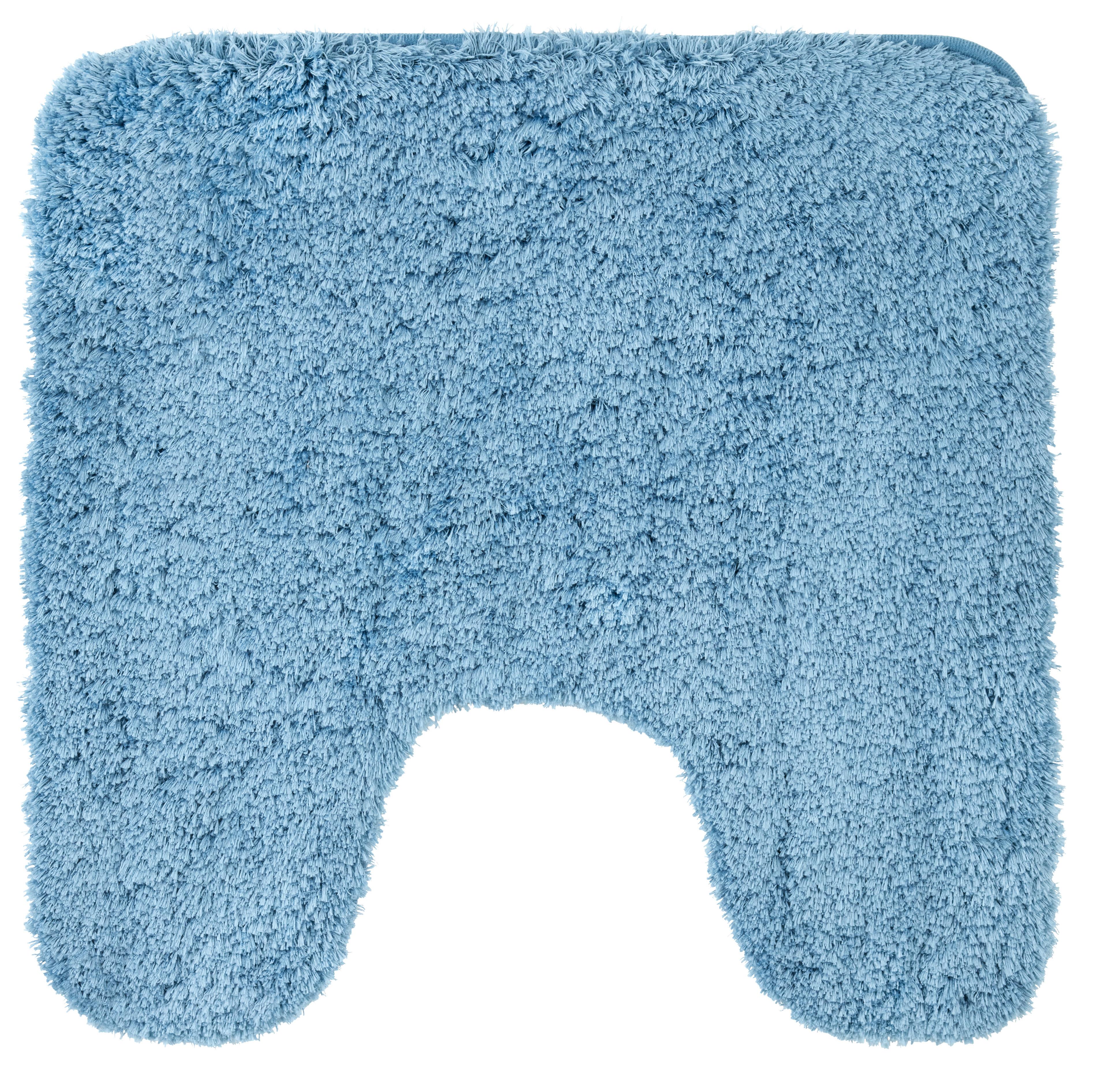 Preproga Za Wc-školjko Chris - modra, tekstil (50/50cm) - Modern Living