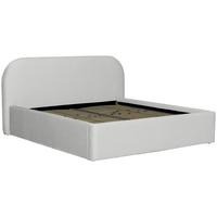 Oblazinjena Postelja Bilbao Storage, Krem 180x200 - črna/krem barve, Design, tekstil/les (180/200cm) - Mömax