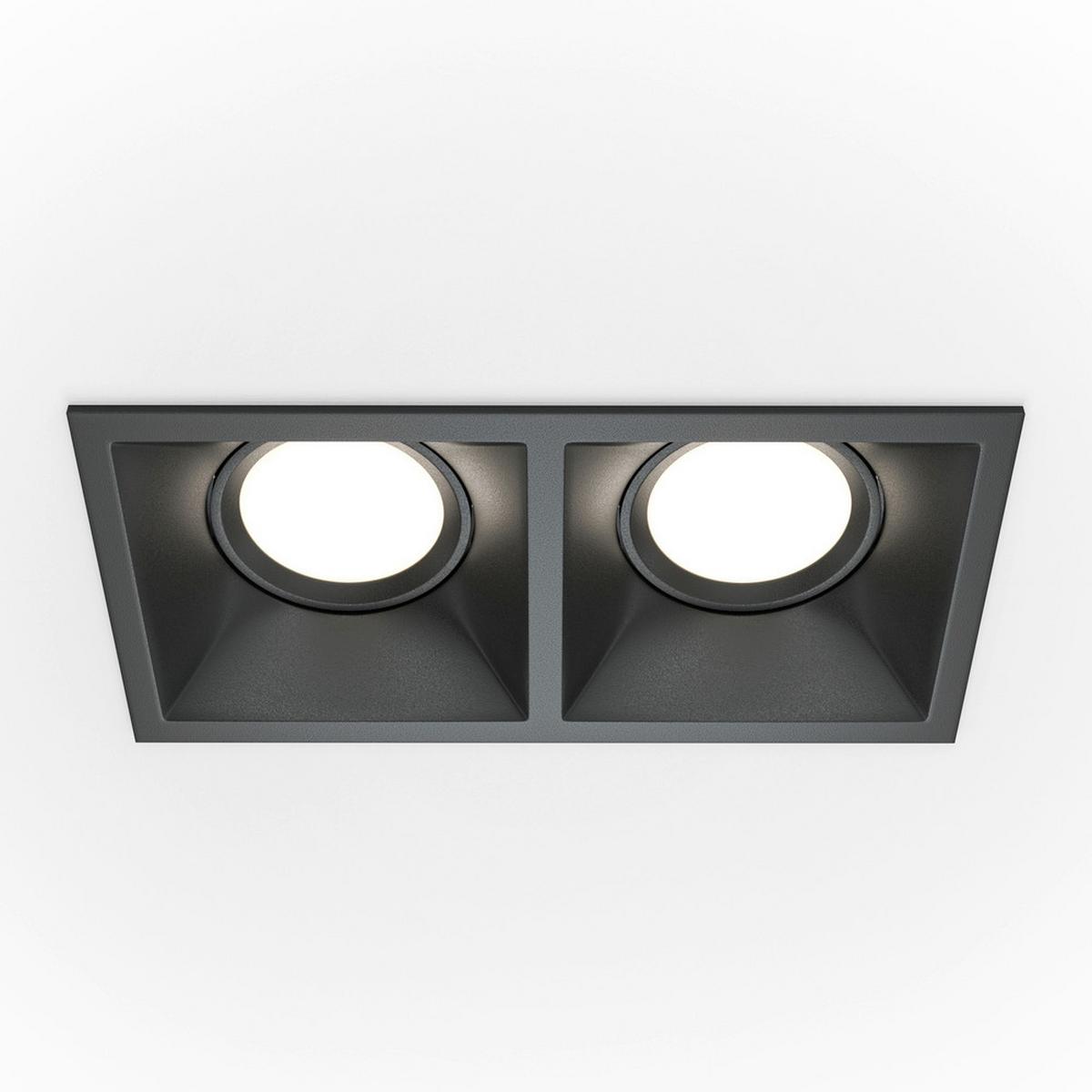 DECKENLEUCHTE DOT - Schwarz, Modern, Metall (17,3/9/4,2cm) - MAYTONI