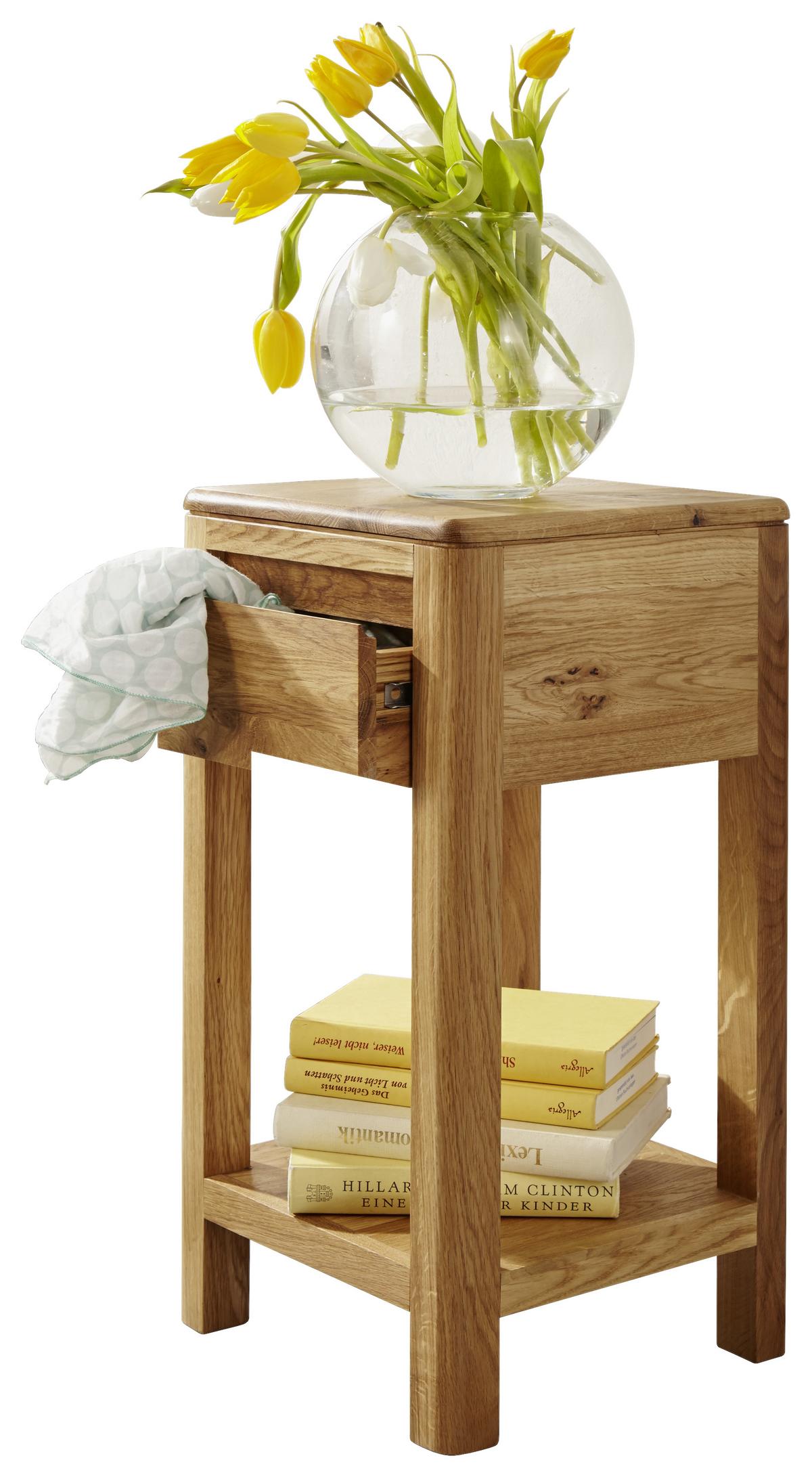 KWIETNIK KASIMIR - kolor dębowy, Design, drewno (30/30/60cm) - Livetastic