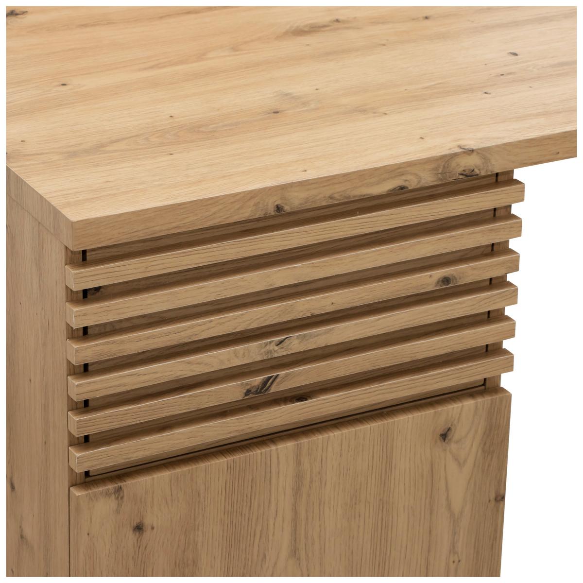 SCHREIBTISCH HUGO - Eichefarben/Eiche Artisan, Modern, Holzwerkstoff (120/60/75cm) - Mömax