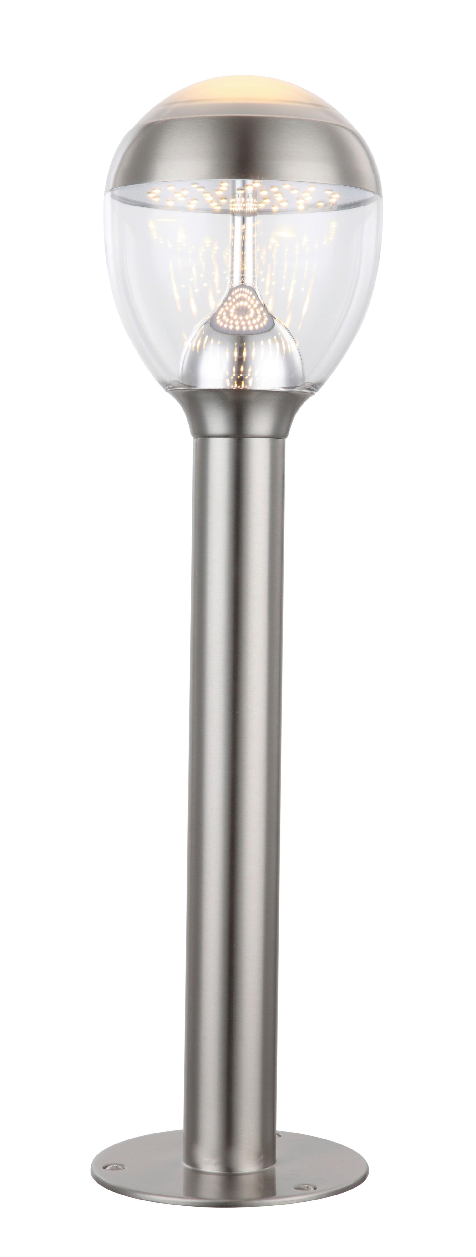 Polarleuchte Callisto in Dunkelgrau max.11 Watt - Dunkelgrau, Design, Kunststoff/Metall (15/59cm) - Globo