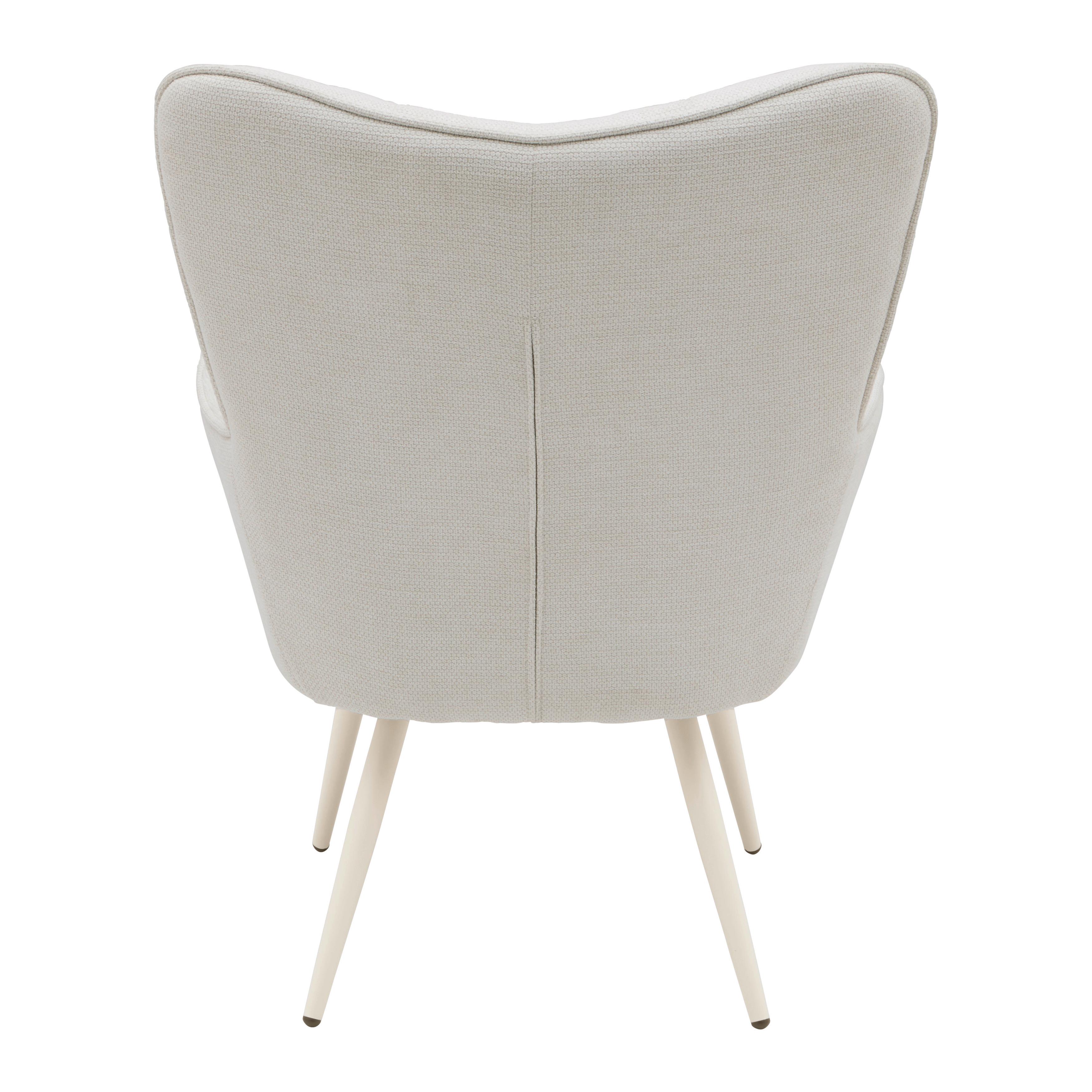 FÅTÖLJ ALEX -BASED- - beige/svart, Modern, metall/textil (68/100/78cm) - Based