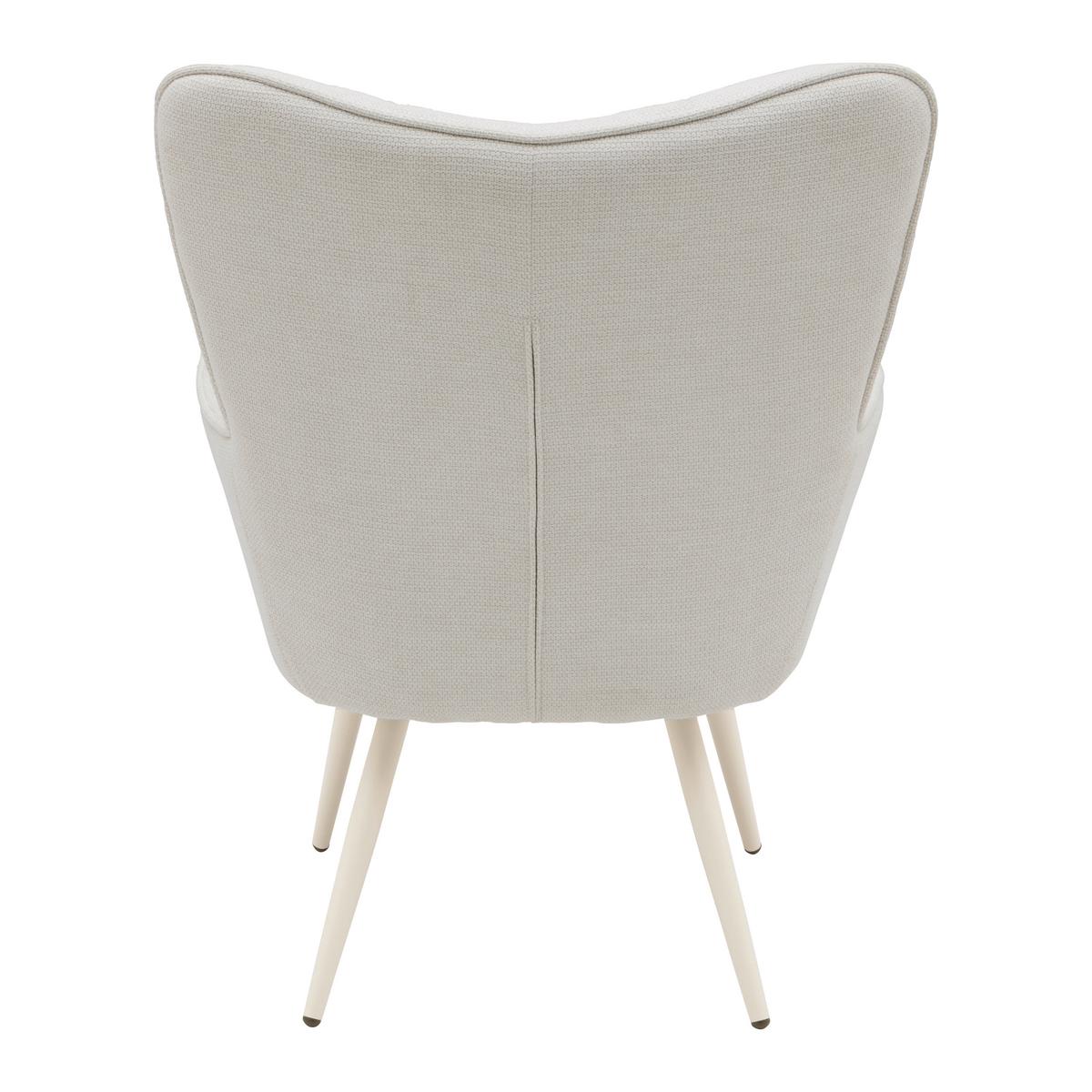 Sessel Alex Beige - Beige/Schwarz, MODERN, Textil/Metall (68/100/78cm) - Based