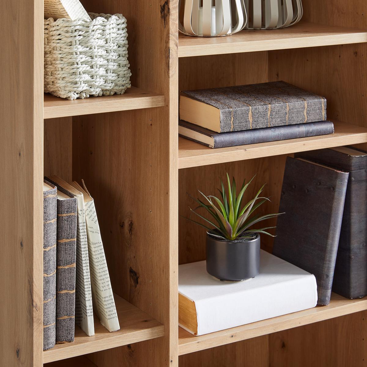 Regal Benny in Eiche Artisan - Schwarz/Eiche Artisan, MODERN, Holzwerkstoff/Kunststoff (60/226,2/31,8cm) - Mömax