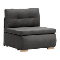 Fotelja Na Razvlačenje Modena - tamno smeđa/prirodne boje, tekstil/plastika (89/88/90cm) - Modern Living