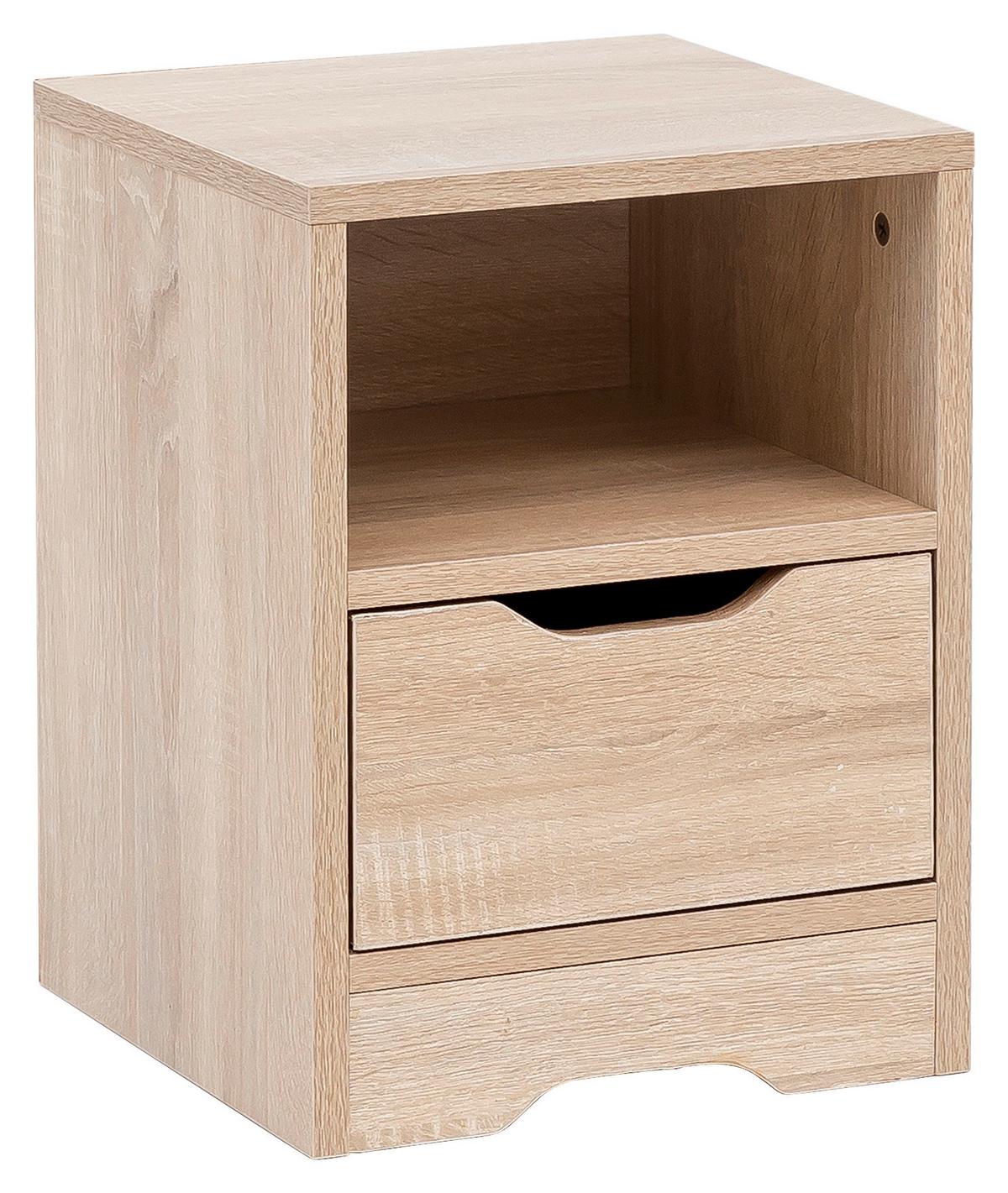 Nočna Omarica Wl5.701, Hrast - barve hrasta, Moderno, leseni material (31/43/31cm) - MID.YOU