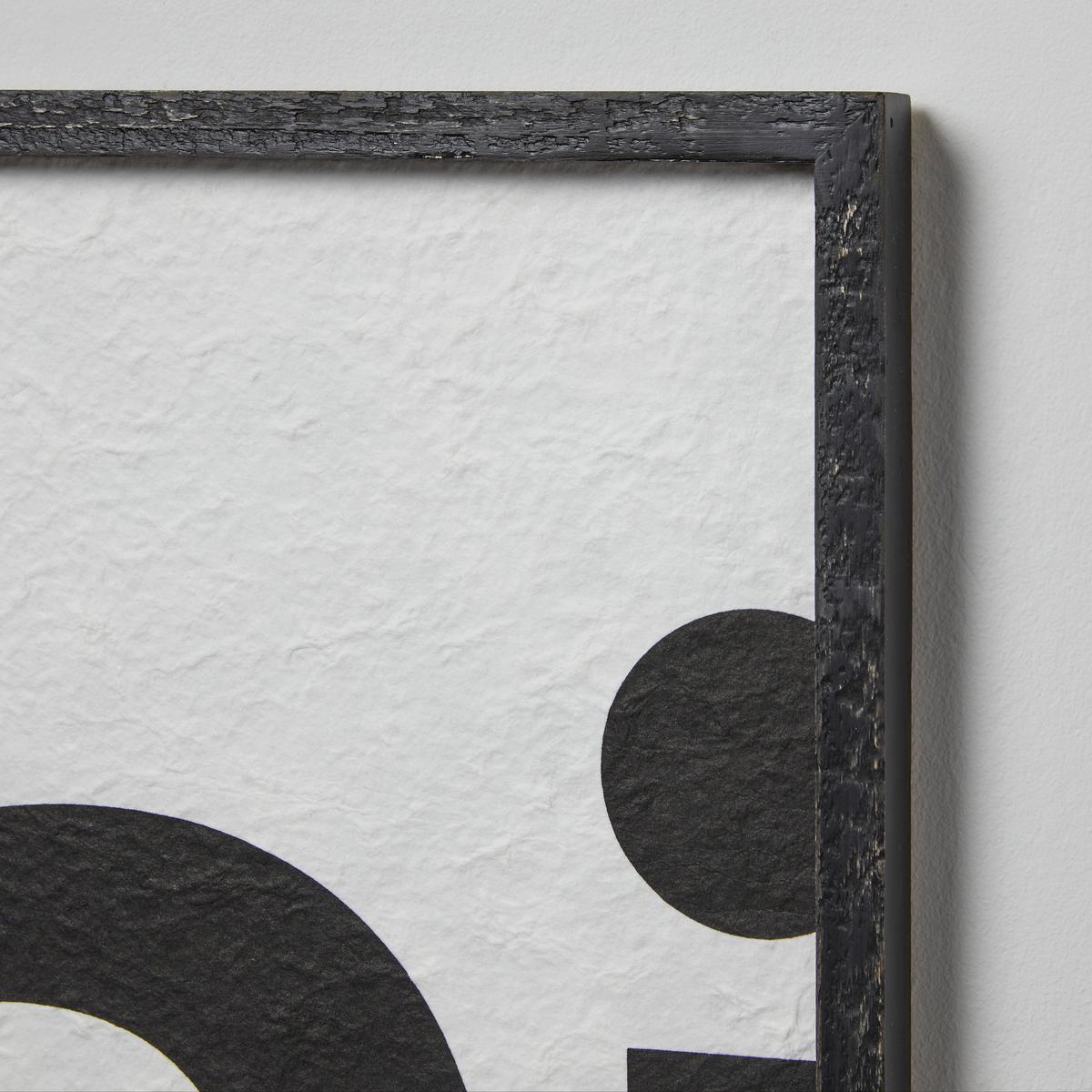 OBRAZ ILA - czarny, Modern, materiał drewnopochodny/drewno (35/45/2,5cm) - Bessagi Home