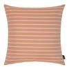 Zierkissen Olivia in Weiß/Orange ca. 50x50cm - Orange/Weiß, MODERN, Textil (50/50cm) - Mary's