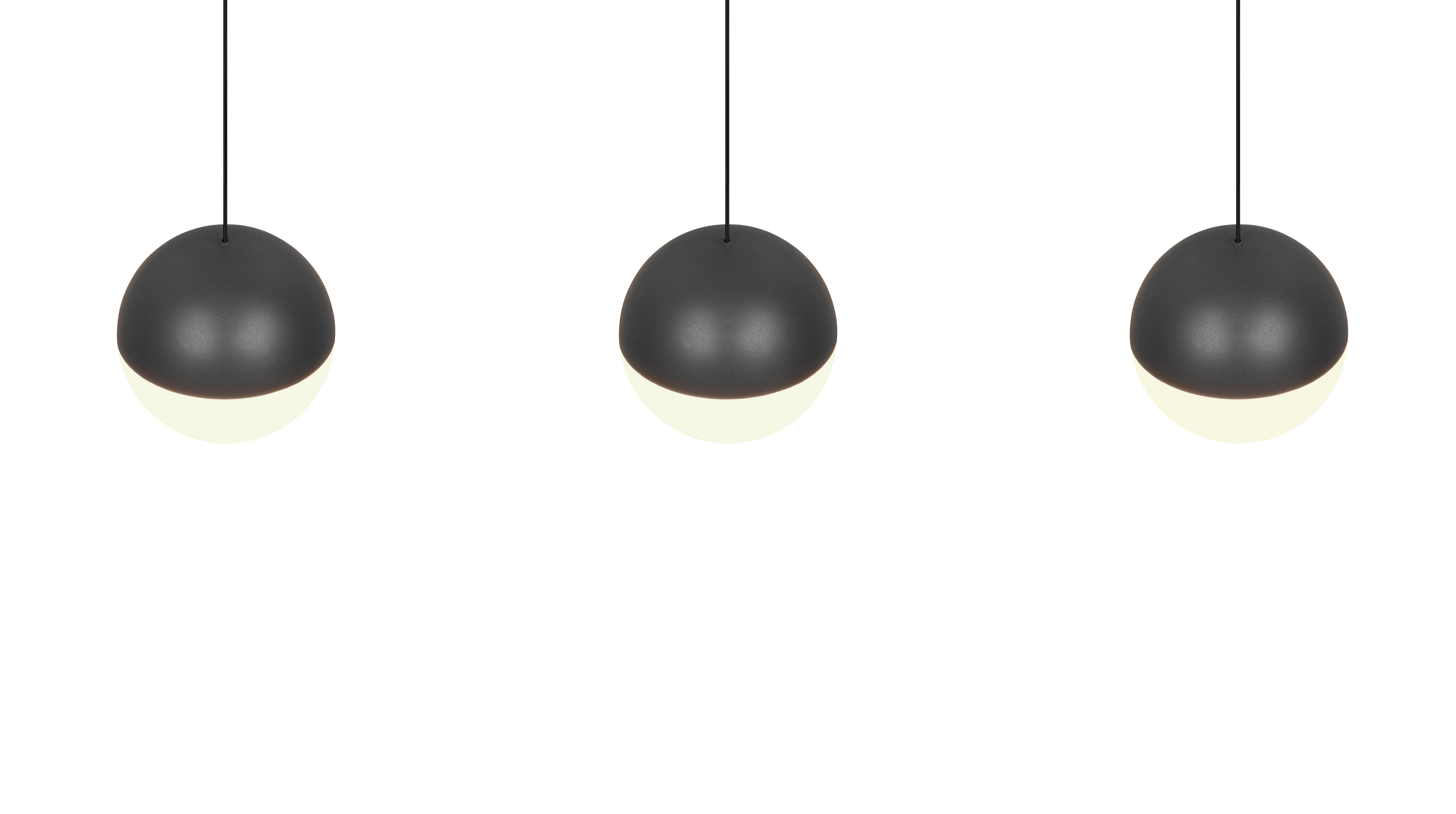 LED-HÄNGLAMPA SESTINE - svart, Modern, metall/plast (60/9/150cm) - Mömax