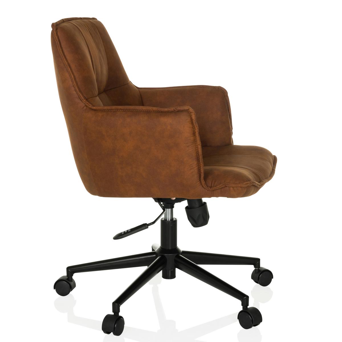 Drehstuhl Solao Life Braun - Schwarz/Braun, MODERN, Kunststoff/Textil (54/85/70cm) - MID.YOU