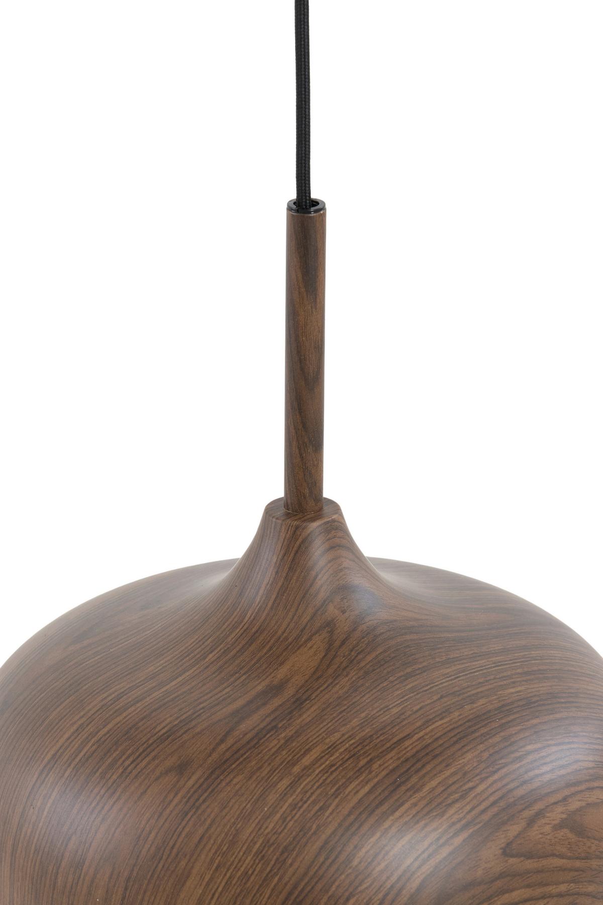 LAMPA WISZĄCA 2985452 DANIA - kremowy/brązowy, Design, metal/tkanina (16/16/31cm) - Light & Living