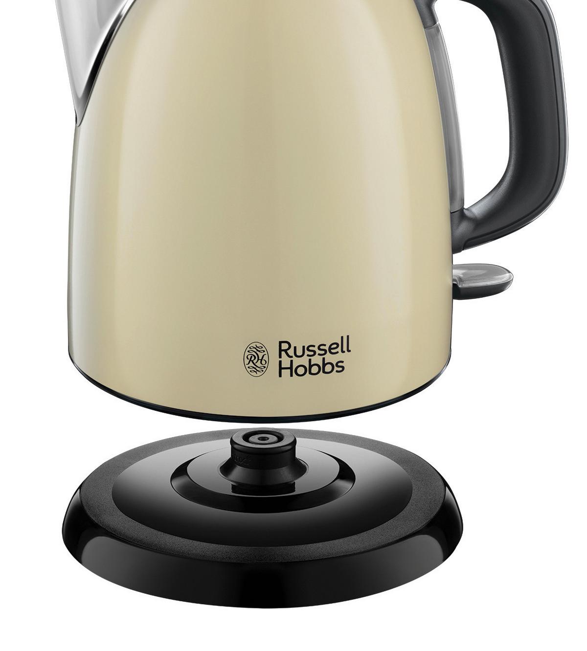 Vízforraló Russell Hobbs Colours+ Mini - krémszínű, Modern, műanyag - Russell Hobbs