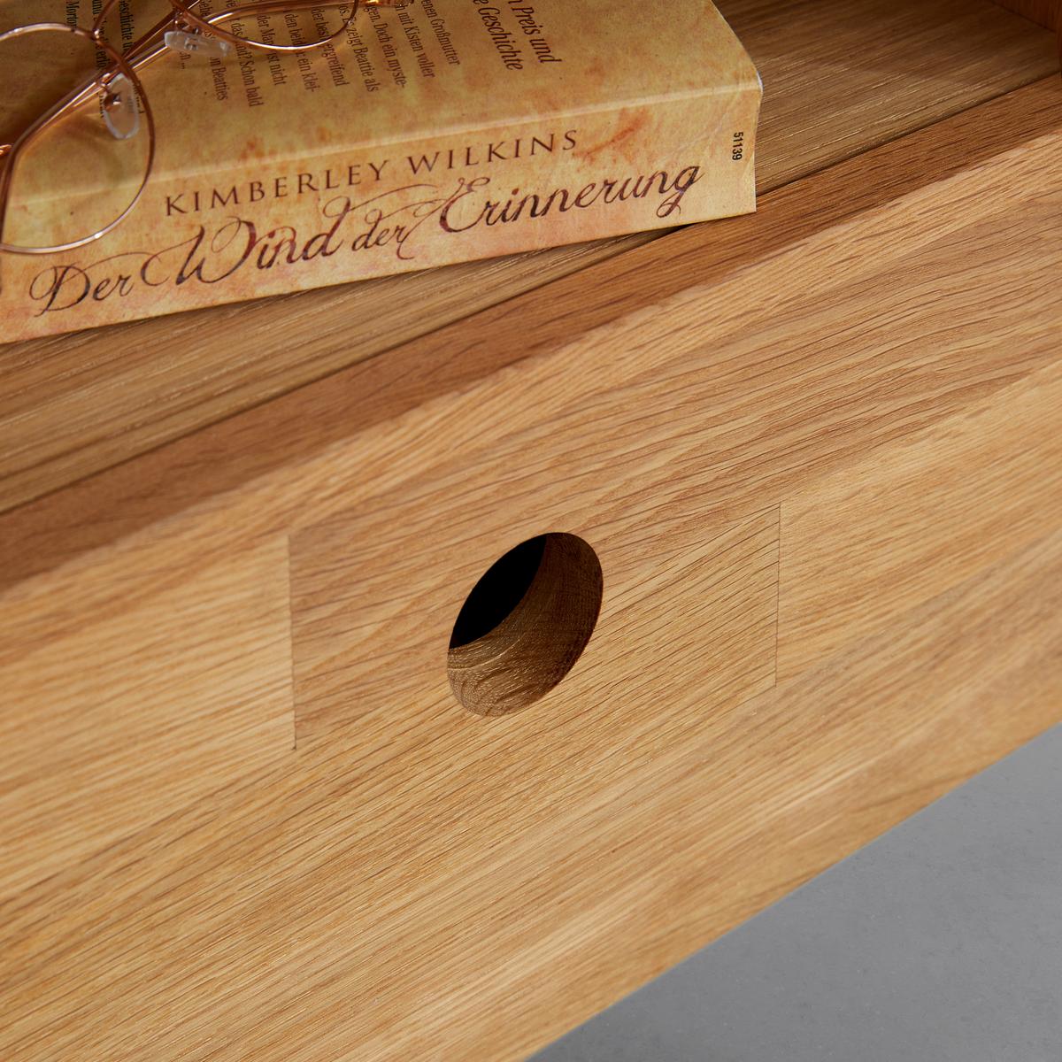 Nachttisch Waden Eichefarben - Eichefarben, Konventionell, Holzwerkstoff (40/45/33,5cm) - Zandiara