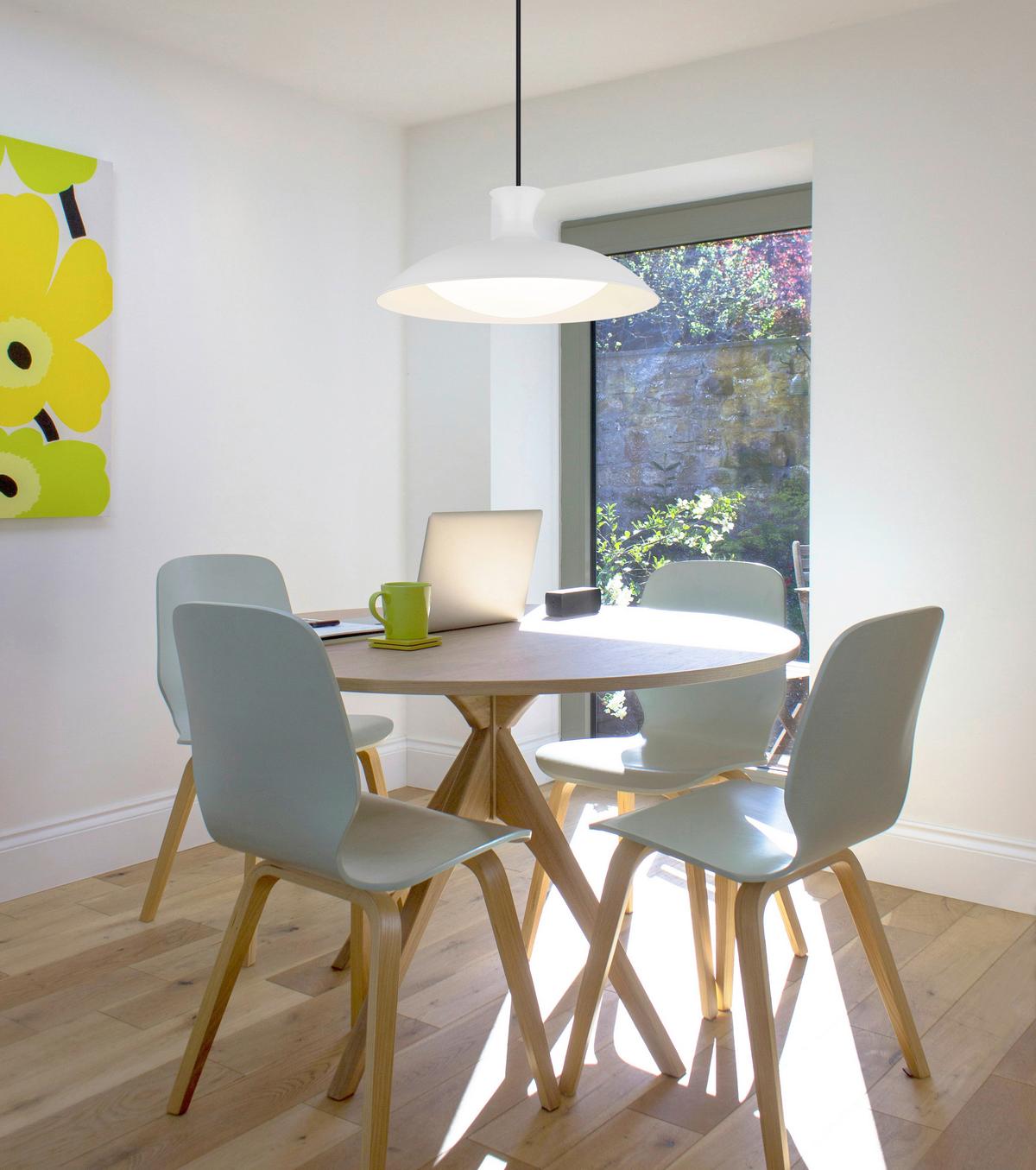 LED-HÄNGELEUCHTE 15781W  ROCHA - Weiss/Opal, Konventionell, Kunststoff/Metall (40/150cm) - Globo