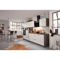 Küchenblock Plan, in Eiche Weiß - Eichefarben/Weiß, MODERN, Holzwerkstoff (303,2cm) - Express-Kuechen