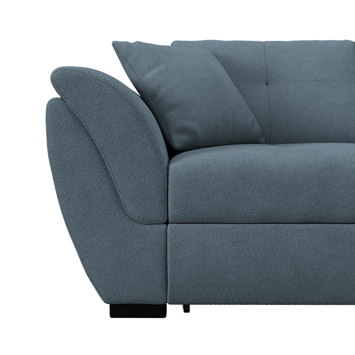 Kutna Garnitura Berisso - plava/crna, Konvencionalno, tekstil (278/187cm) - Ondega