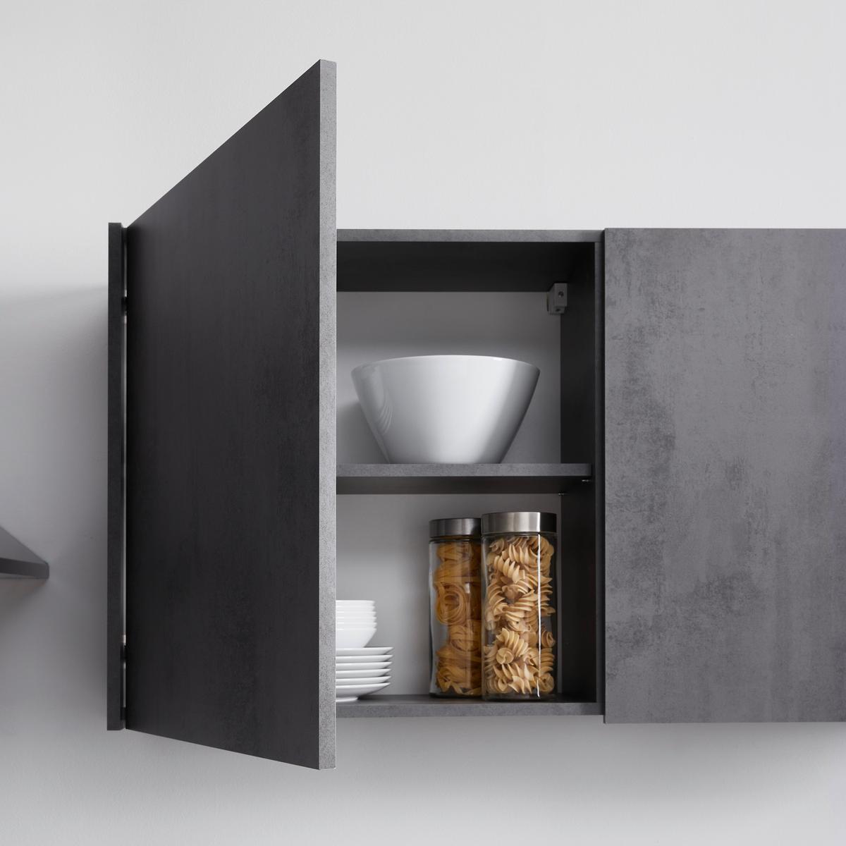 Küchenblock in Anthrazit/ Eichefarben ´TROJA+E´ - Anthrazit/Eiche Artisan, Design, Holzwerkstoff (335cm) - P & B