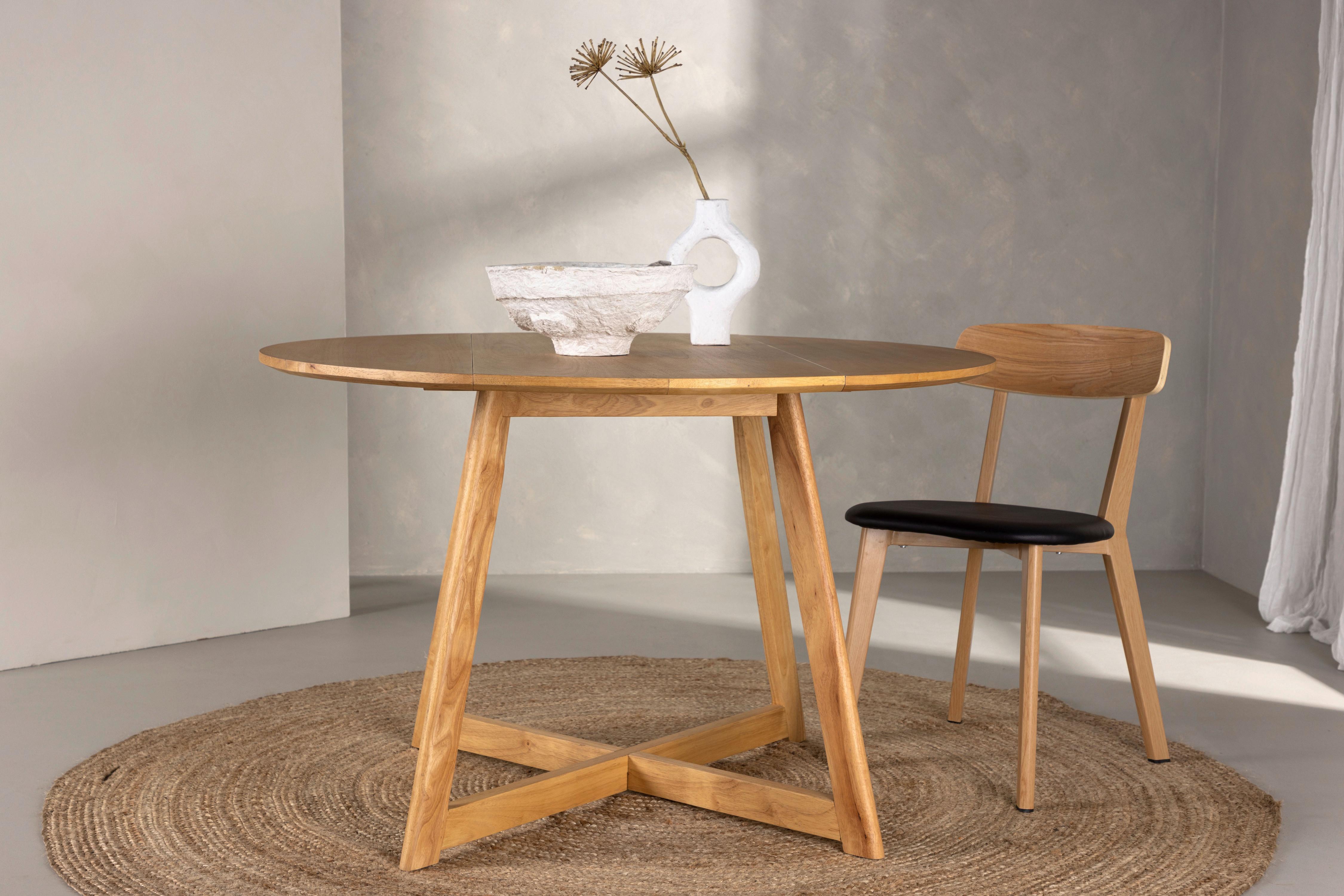 ESSTISCH YAKIDON - Beige, Design, Holz/Holzwerkstoff (120/52/75cm) - Livetastic