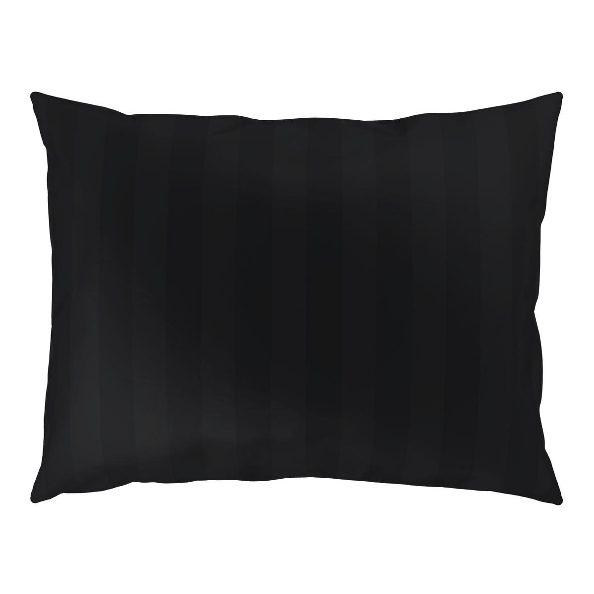 Kissenhülle Xenia Streif Schwarz ca. 40x60cm - Schwarz, MODERN, Textil (40/60cm) - Premium Living