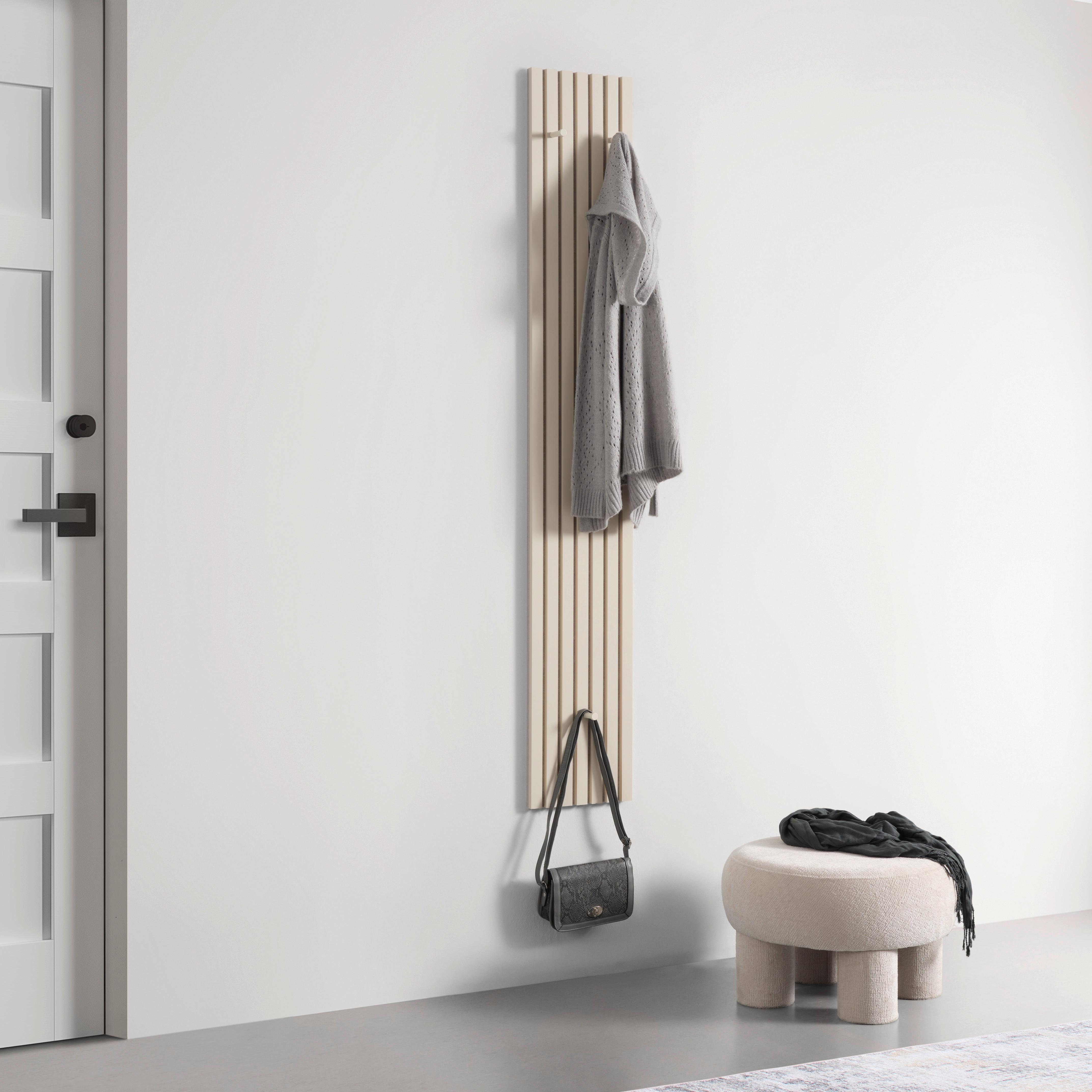 HALLPANEL GRACE -SB- - sandfärgad, Modern, metall/trämaterial (25/160/7,5cm) - Mömax