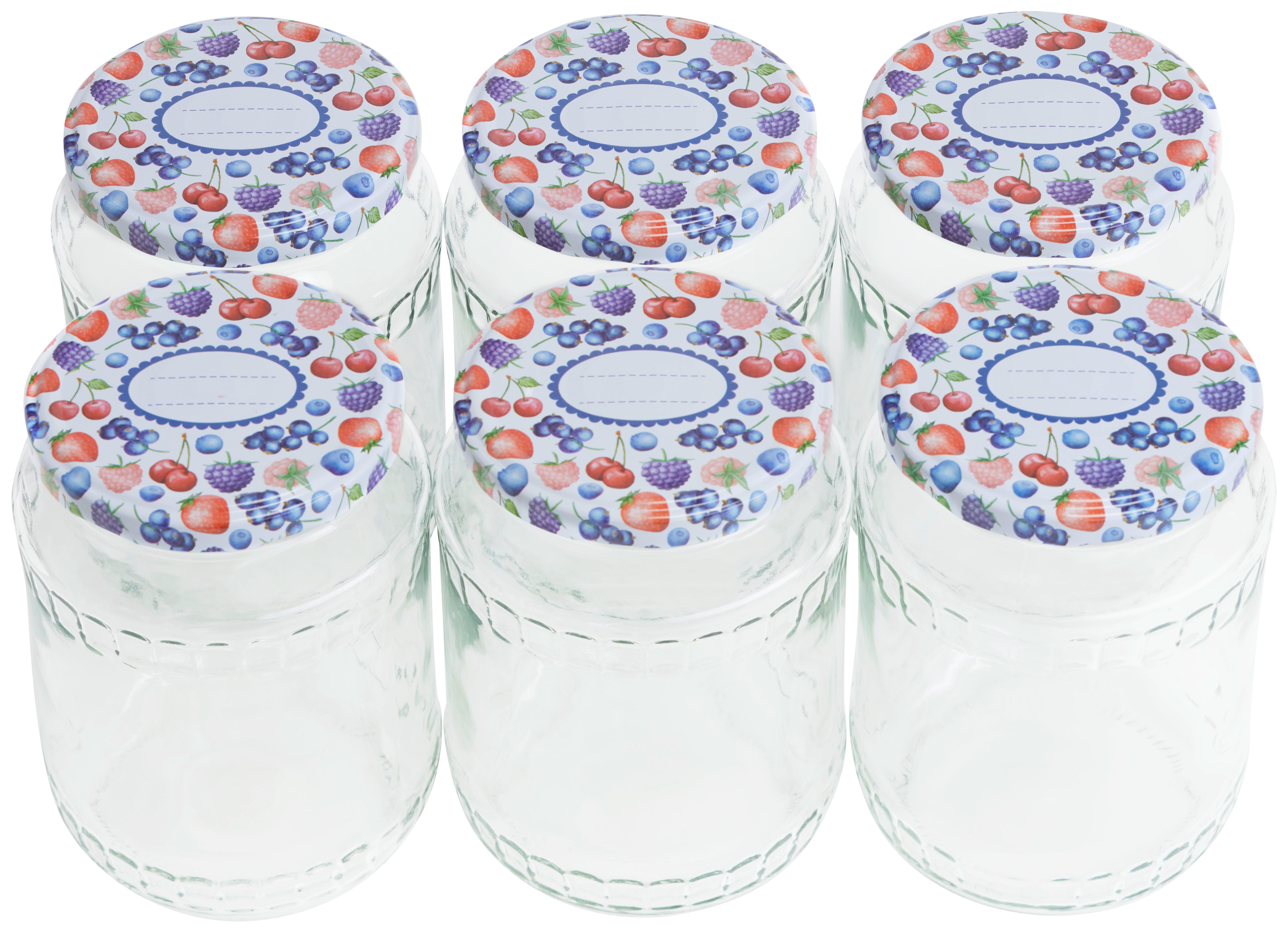 Befőttesüvegszett Basic - Konventionell, üveg/fém (29/19/14cm)