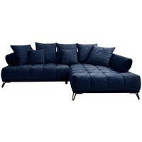 Coltar LARGO N - albastru închis, Modern, textil (262/184cm) - Modern Living