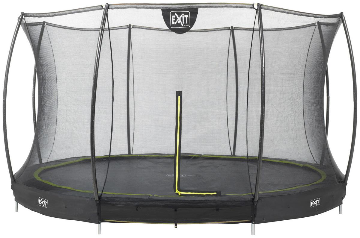 Trampolin Exit Silhouette Ground, Ø 427cm - črna, Konvencionalno, kovina/umetna masa (427/203cm) - EXIT Toys
