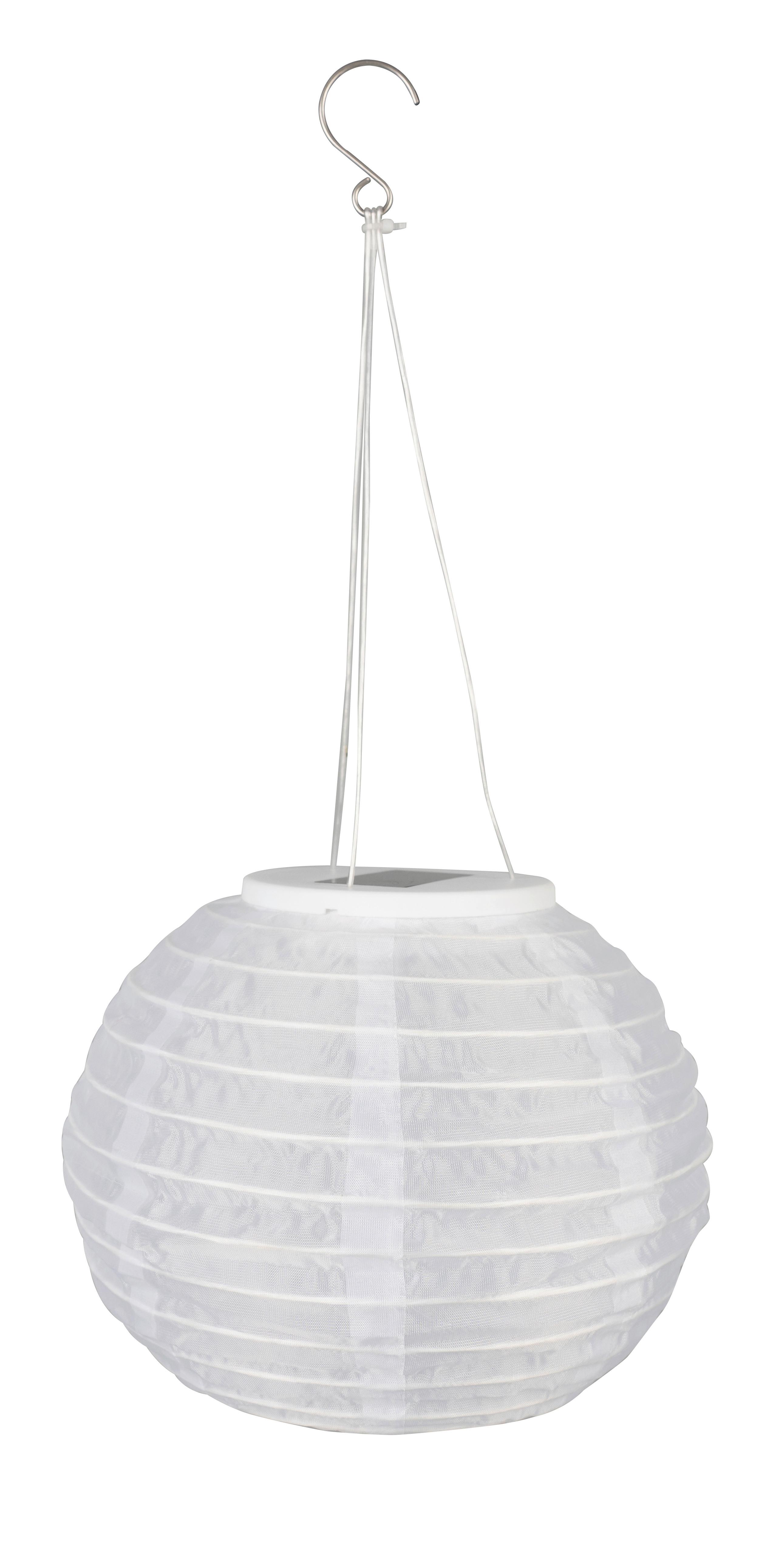 LAMPA SOLARNA OPTIMA - biały, Basics, tworzywo sztuczne/metal (20cm) - Ambia Garden