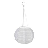 LAMPA SOLARNA OPTIMA - biały, Basics, tworzywo sztuczne/metal (20cm) - Ambia Garden