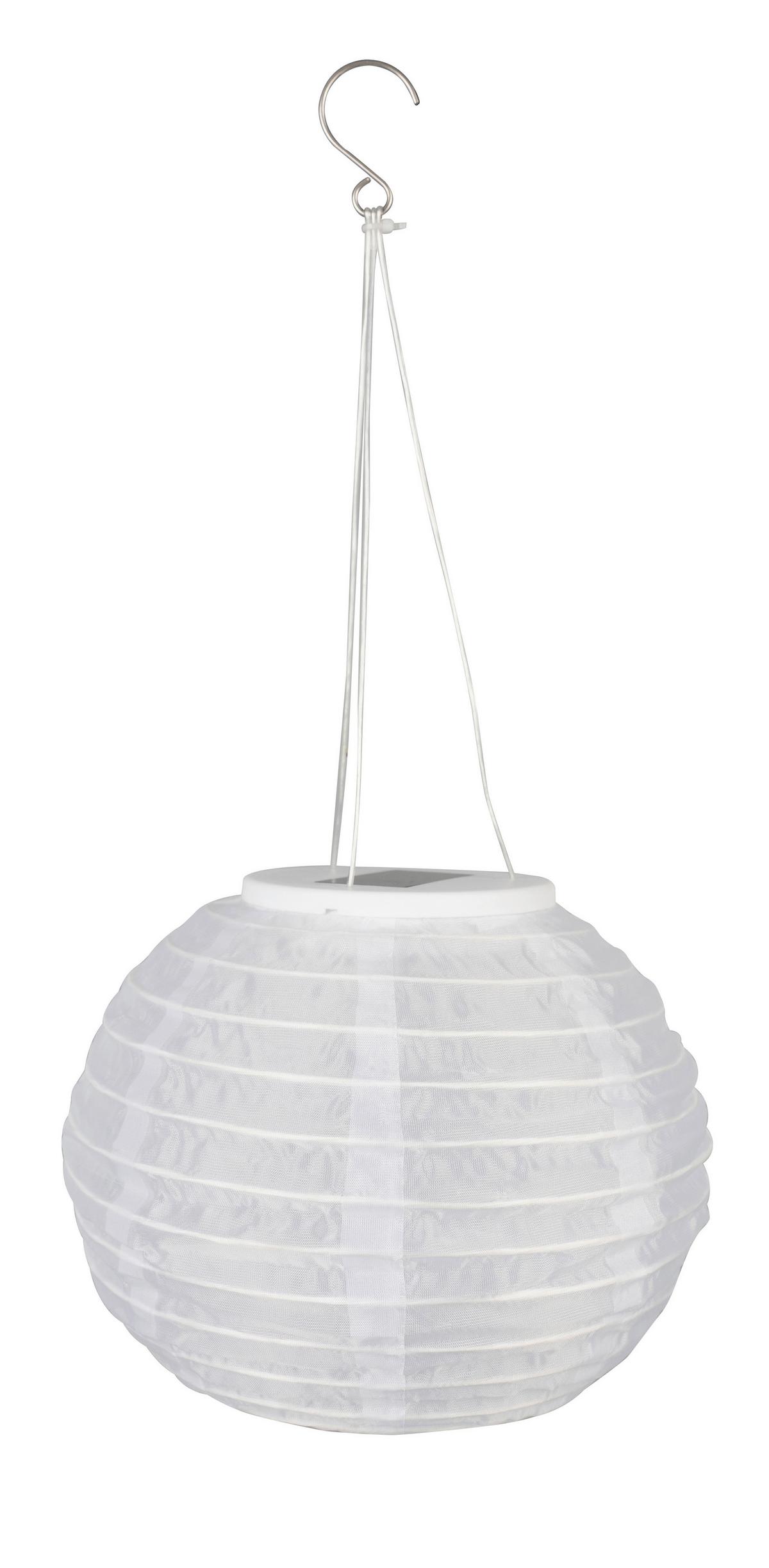 LAMPA SOLARNA OPTIMA - biały, Basics, tworzywo sztuczne/metal (20cm) - Ambia Garden