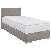 Tapecirani Krevet Cosi - svijetlo smeđa/boje kroma, Konvencionalno, tekstil/drvo (100/200cm)