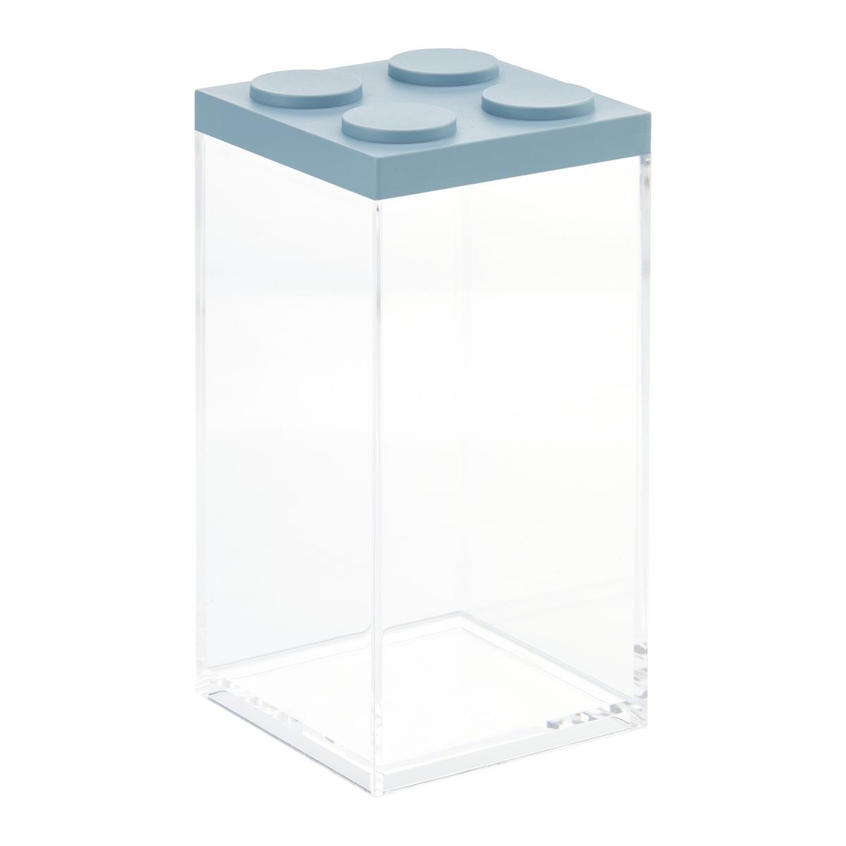 Vorratsdose Esila in Transparent/Blau ca.1,5 l - Blau/Transparent, Kunststoff (10/10/20,5cm)