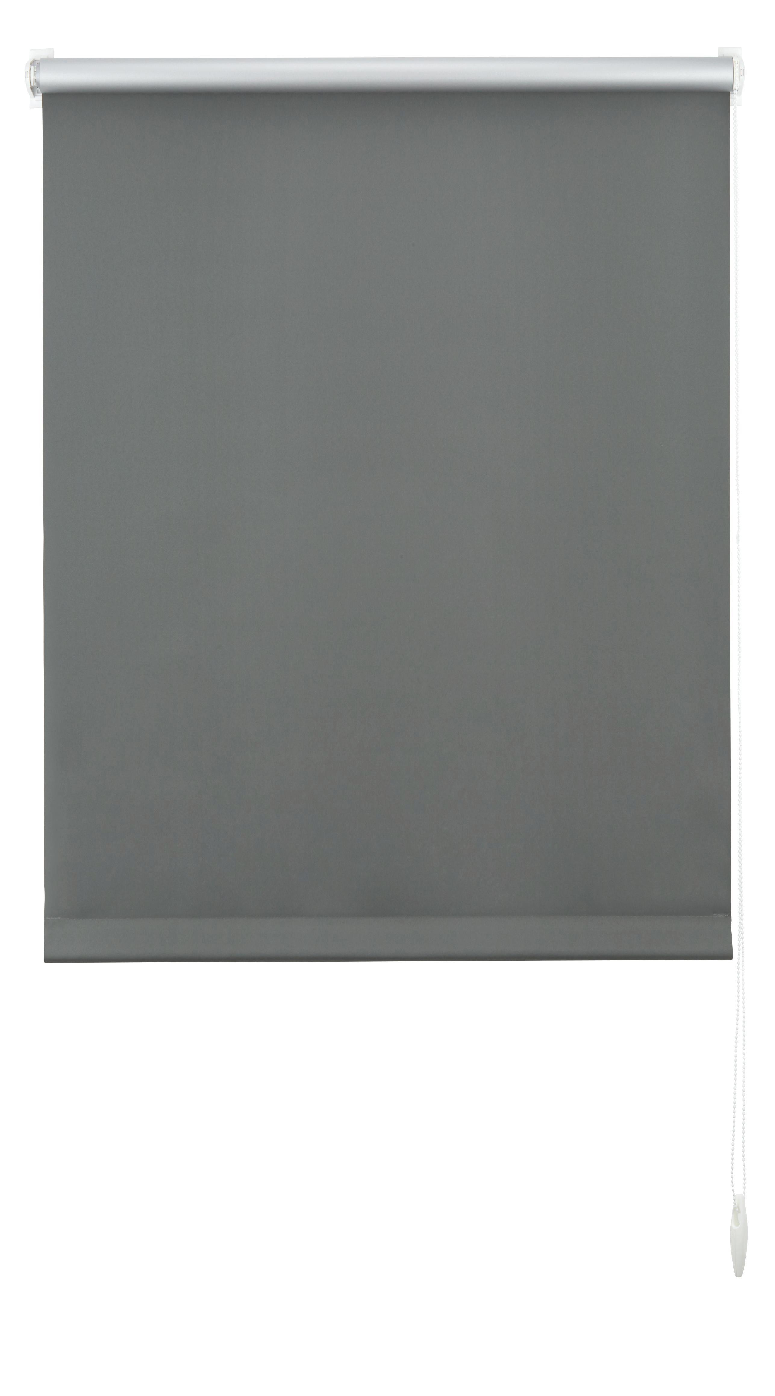 Klemmrollo Thermo ca. 60x150cm - Schieferfarben, Textil (60/150cm) - Premium Living