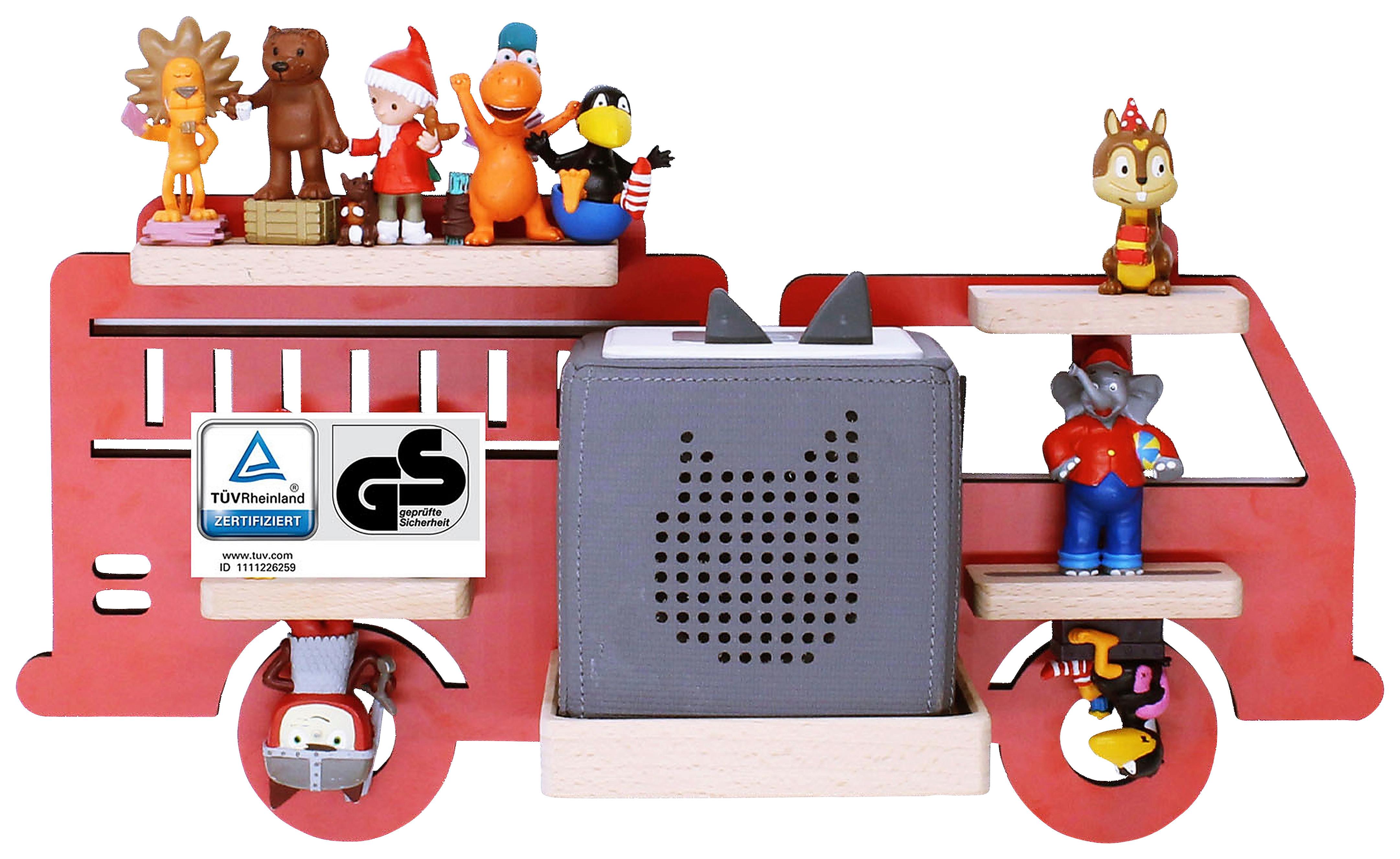 Otroška Polica Boarti, Rdeča - rdeča, Moderno, leseni material (47/22/19cm) - MID.YOU