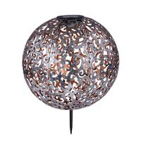 SOLARLEUCHTE 33744 - Silberfarben, Metall (28,5/40cm)