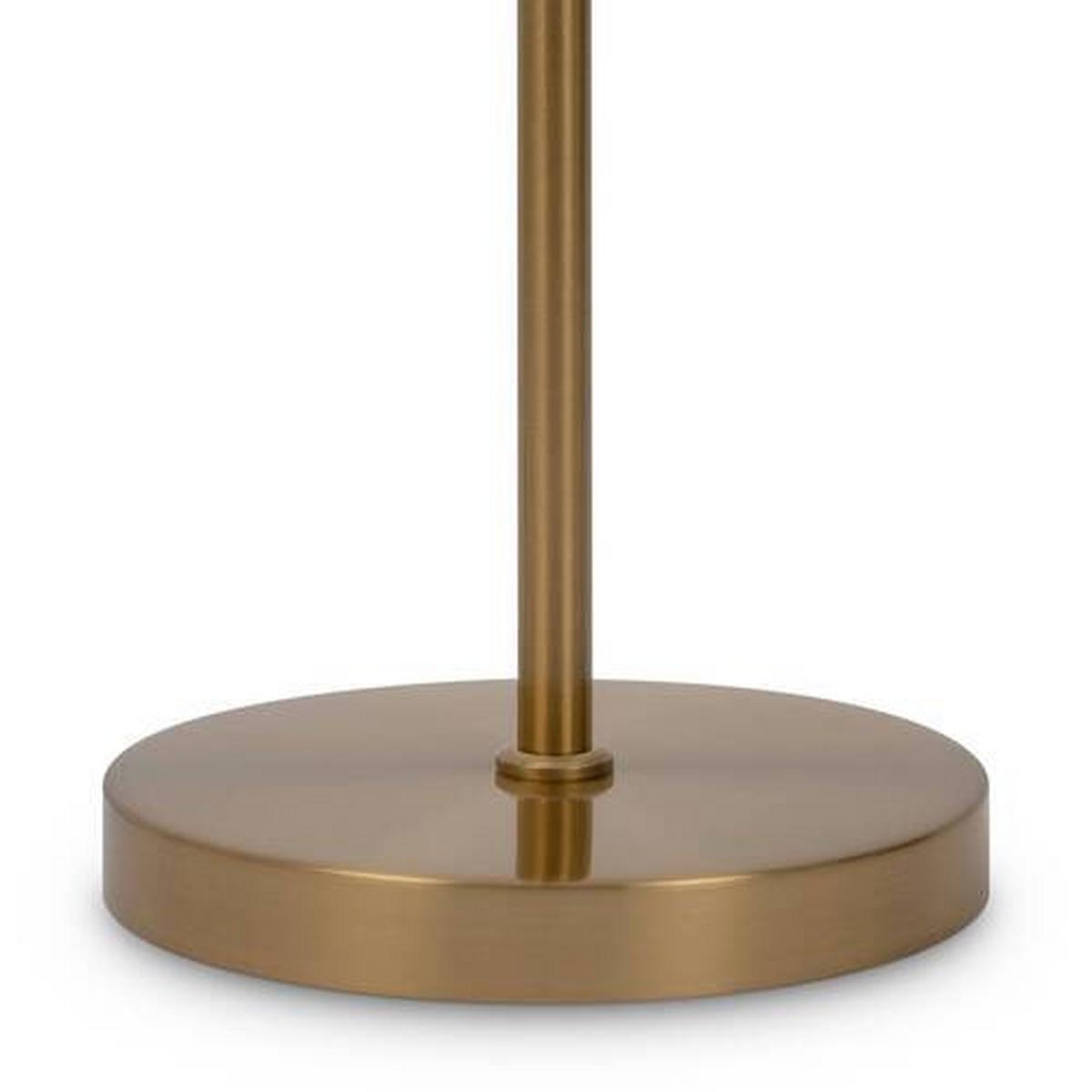 LAMPADAIRE RING - Weiss/Messingfarben, Trend, Glas/Metall (25/155cm) - MAYTONI