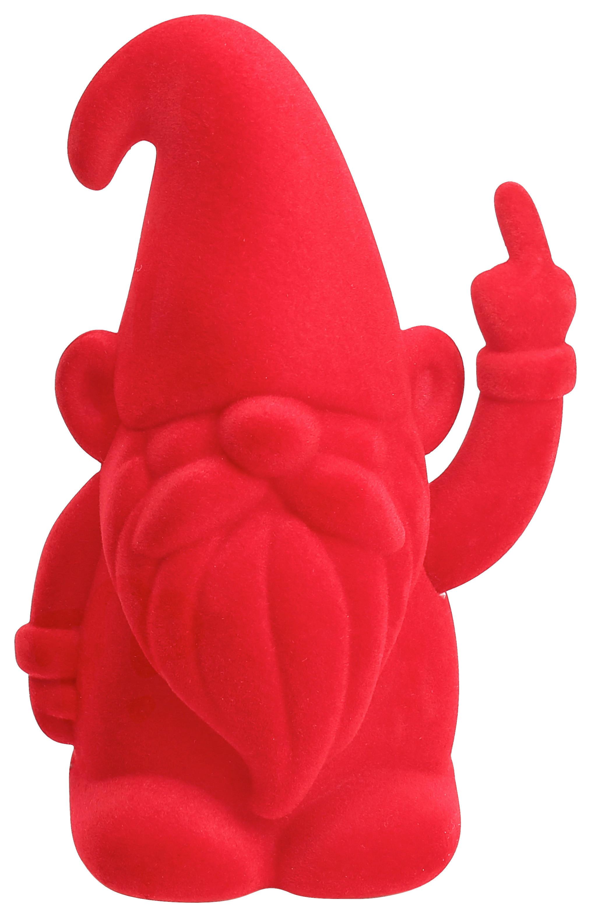 Wichtel Gnome Rot max. 0,6 Watt - Rot, Kunststoff/Metall (12/16,5/9cm) - Mömax