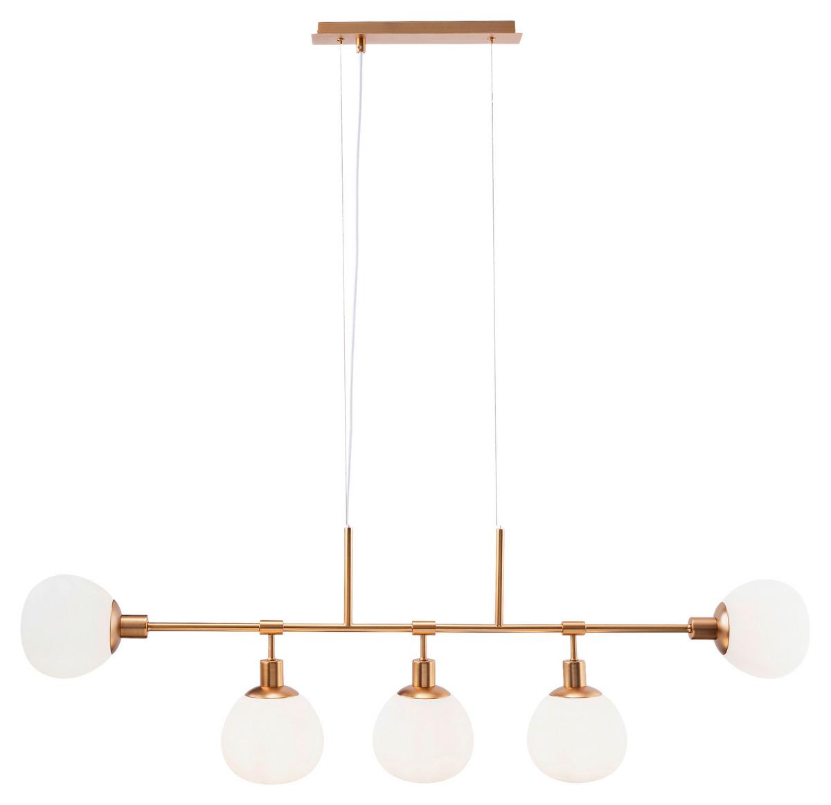 PENDELLEUCHTE ERICH - Messingfarben, Trend, Glas/Metall (120/37,3/15cm) - MAYTONI