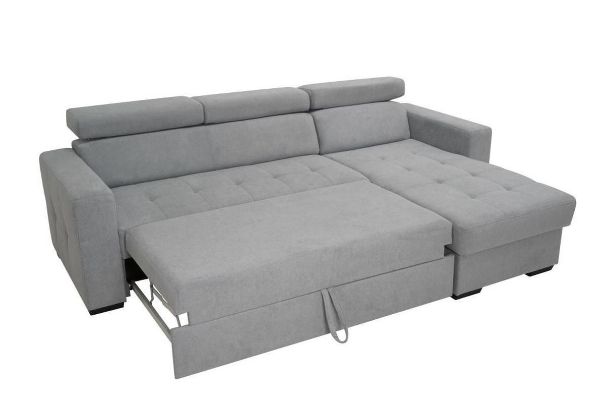 Kutna Garnitura Marco - siva/crna, Konvencionalno, drvni materijal/drvo (238/78-94/170cm) - Modern Living