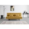 BÄDDSOFFA SUN -BASED- - svart/gul, Modern, trä/textil (190/83/93cm) - Based