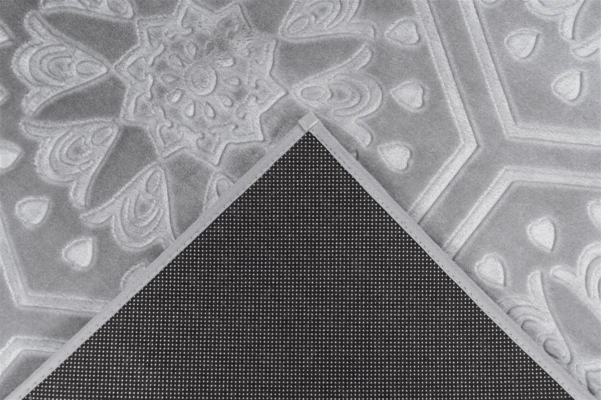 FLACHWEBETEPPICH MONROE 225 GRAU / BLAU - Blau/Grau, Konventionell, Textil (160/230cm) - Kayoom