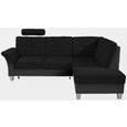 Sjedeća Garnitura Portland - tamno siva/crna, Konventionell, drvni materijal/drvo (245/196cm) - Ombra Sjedeća Garnitura Portland - tamno siva/crna, Konventionell, drvni materijal/drvo (245/196cm) - Ombra