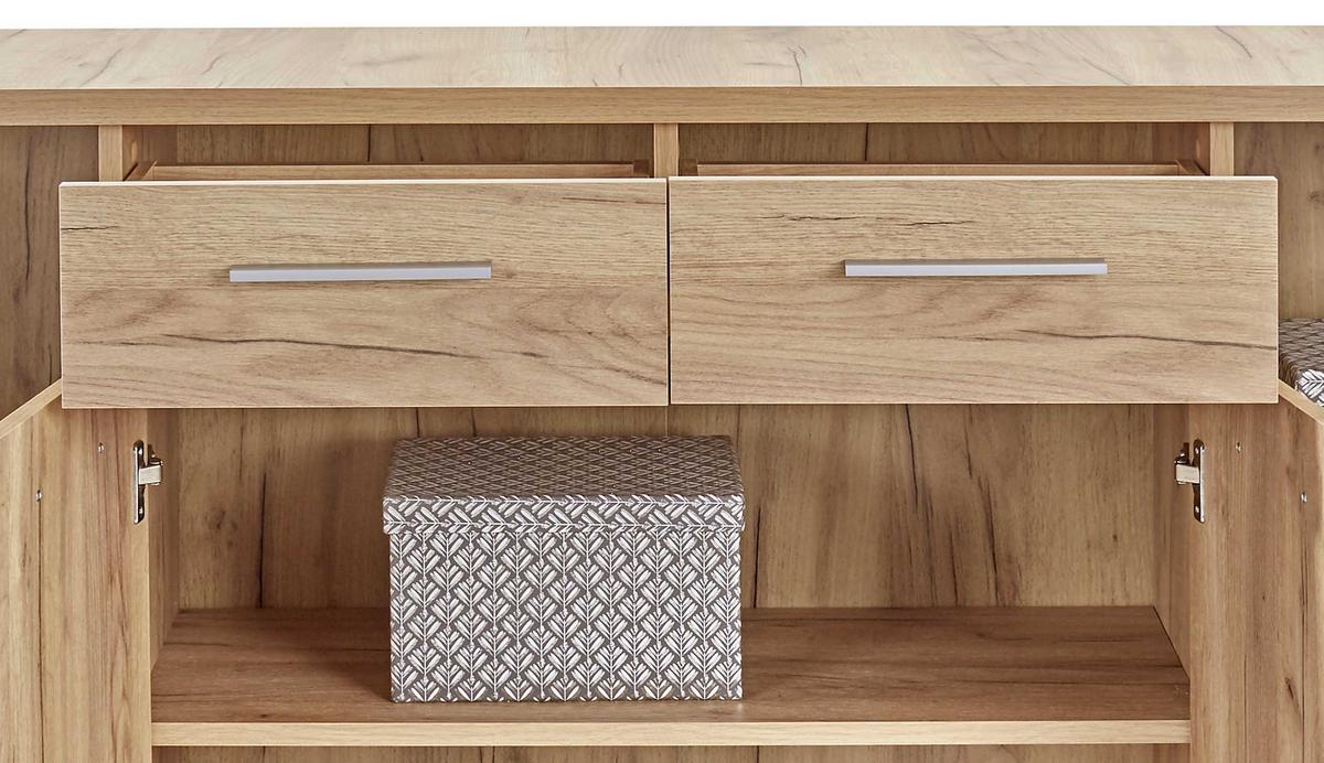 Comodă FONTANA - culoare lemn stejar, Modern, material pe bază de lemn (174/87/40cm) - Modern Living