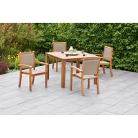 GARTENSET CASTILLA - Naturfarben, MODERN, Holz/Kunststoff - Gardenson