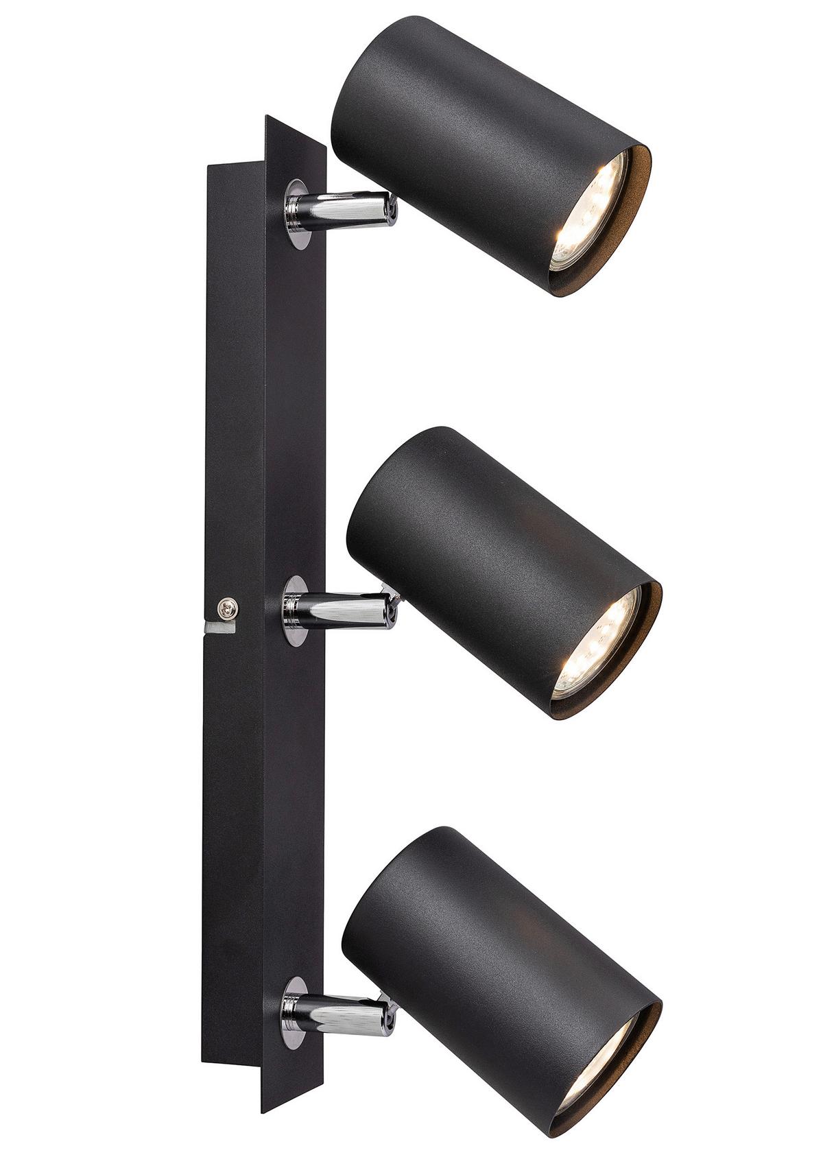 LAMPA REFLEKTOROWA ROCKET *SBX* - czarny, Basics, metal (40/7/15cm) - Novel