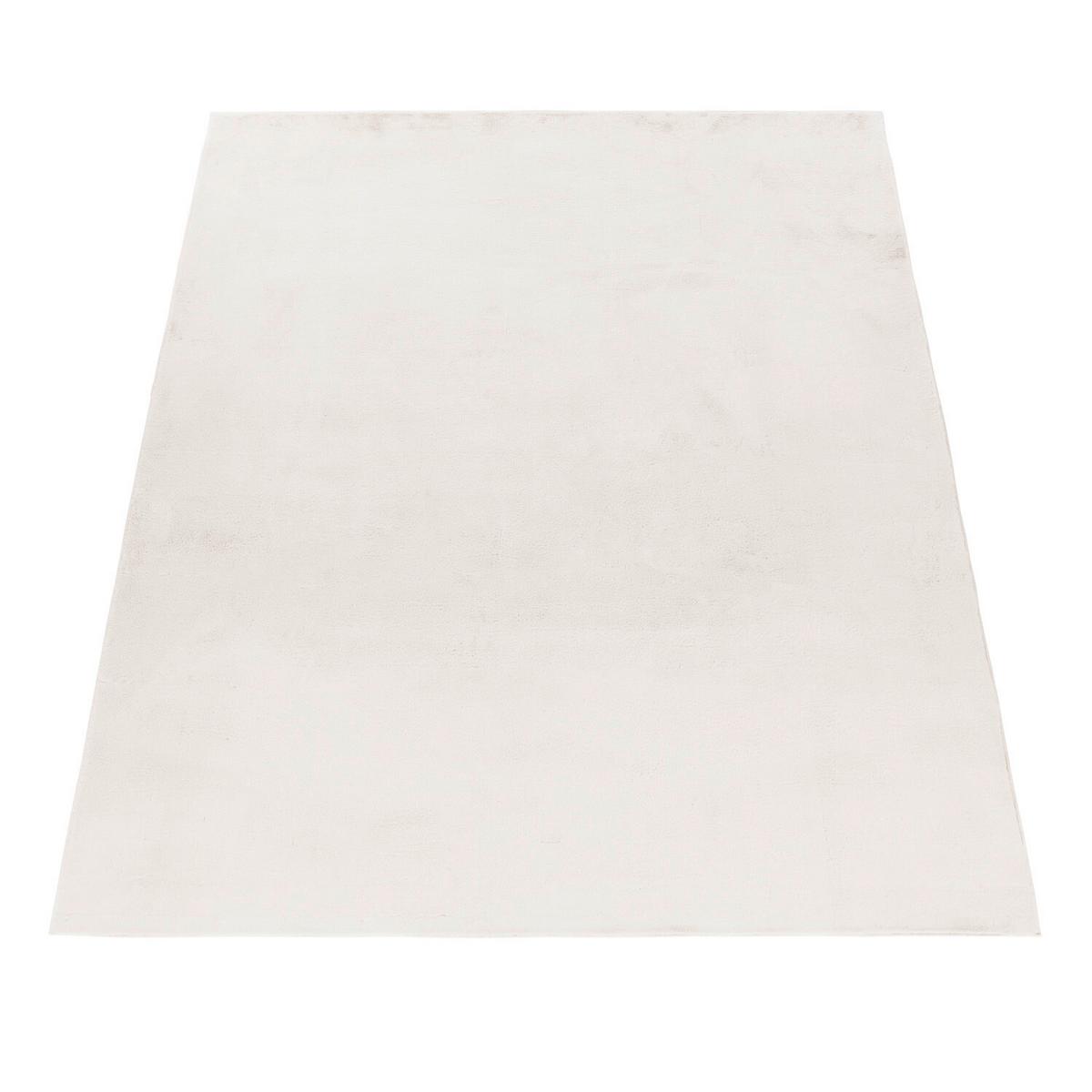 Hochflorteppich Pouffy Creme ca. 80x250cm - Creme, Basics, Textil (80/250cm)