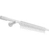 Vorhangstangenset Rillcube ca. 120-210cm - Weiss, Metall (120-210cm) - Premium Living