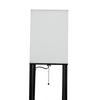 GOLVLAMPA SVEN - vit/svart, Basics, metall/trämaterial (26/160/26cm)